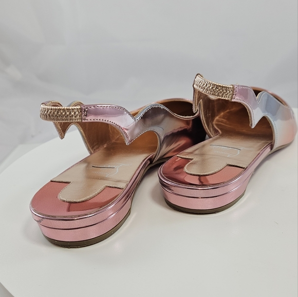 Christian Louboutin Hot Chickita Sling Leather Slingback Flats Size 39 - Picture 12 of 17